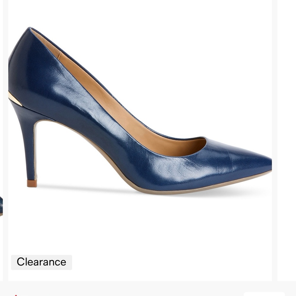 Calvin Klein Blue Stiletto Heels